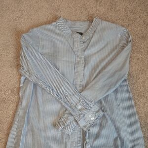 Blue Striped Men's Shirt